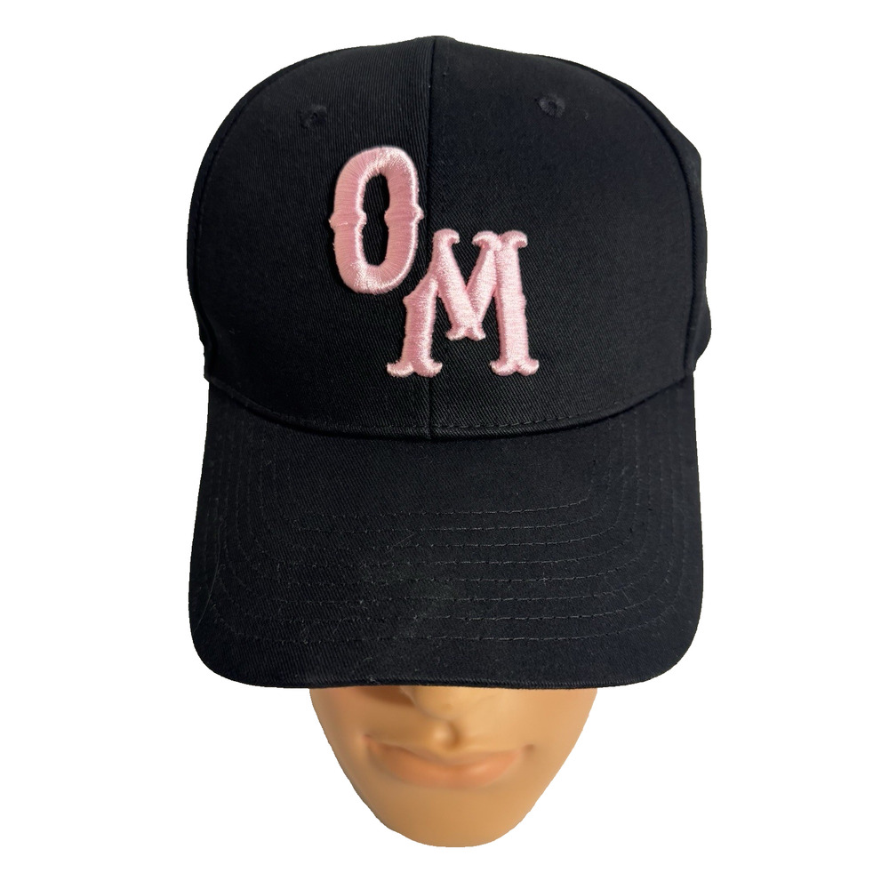 Malmo Oat Milkers Adjust Hat Black Pink MiLB